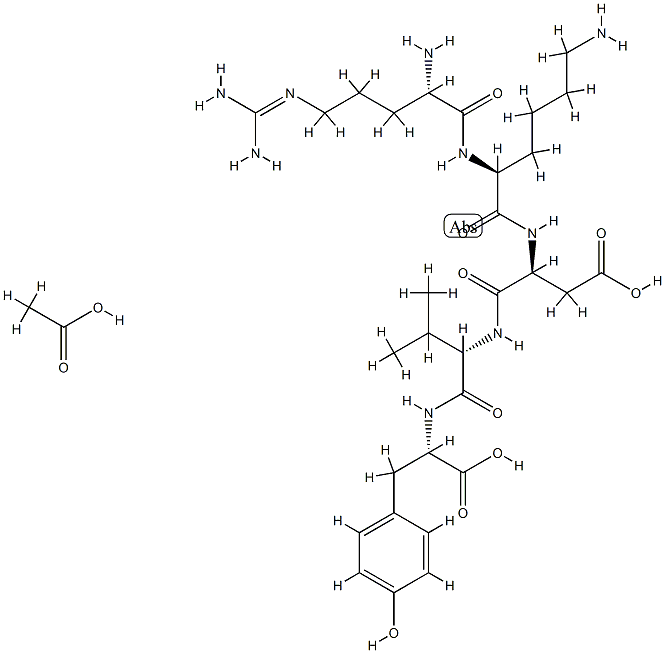 Thymopentin acetate Structure